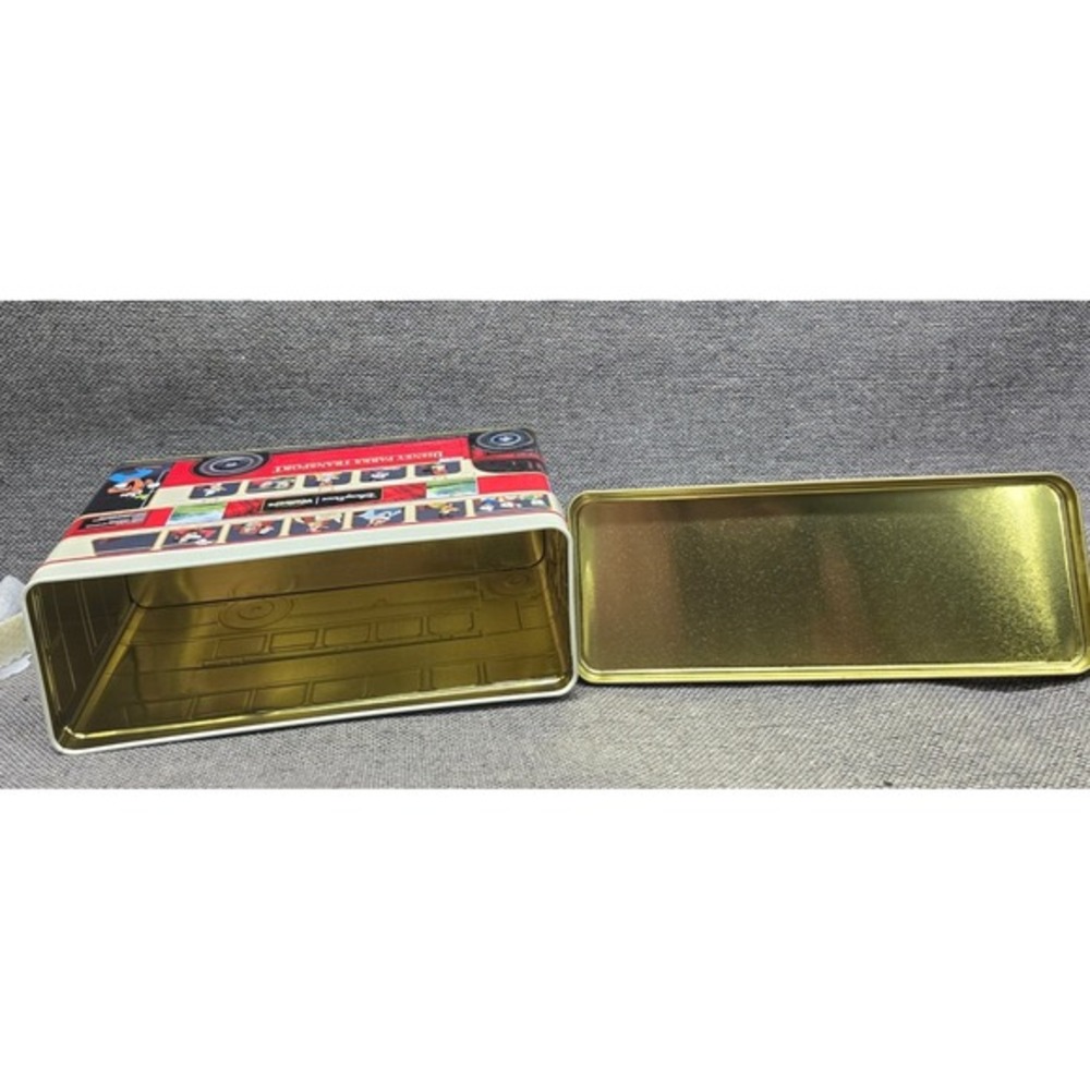 Disney Parks Walkers Shortbread London Bus Tin Mickey Friends Red Large Good - Picture 6 of 11